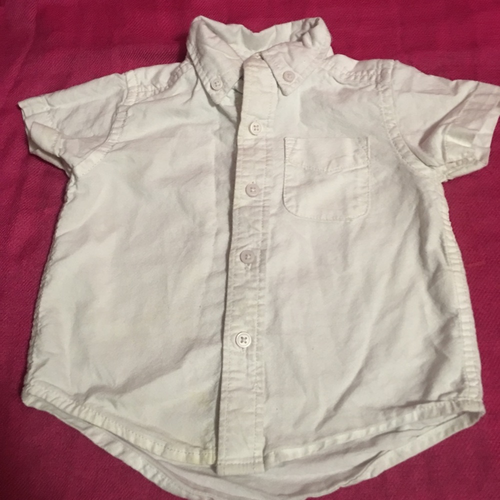 White button down